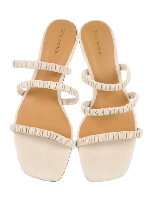 Reformation Leather Slides