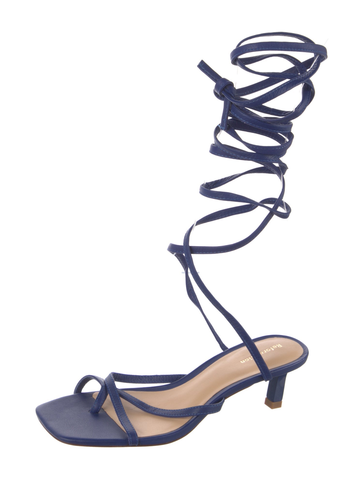 Reformation Leather Gladiator Sandals