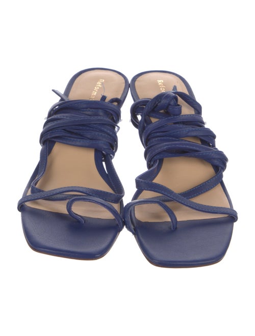 Reformation Leather Gladiator Sandals