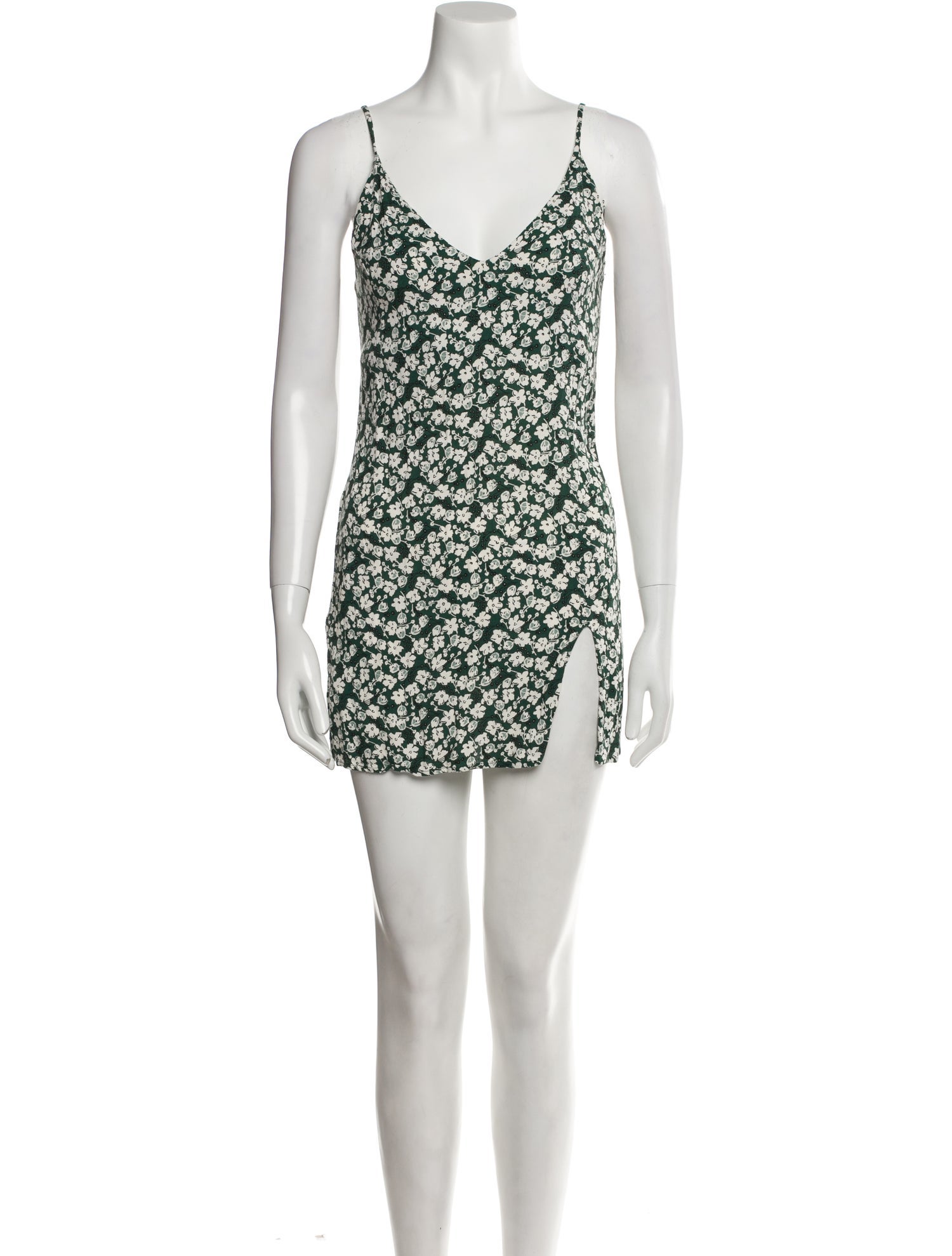 Reformation Floral Print Mini Dress