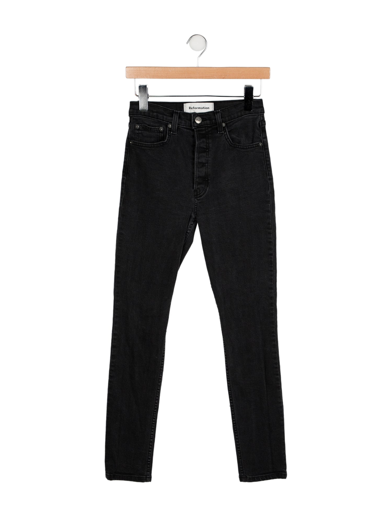 Reformation Mid-Rise Skinny Leg Jeans