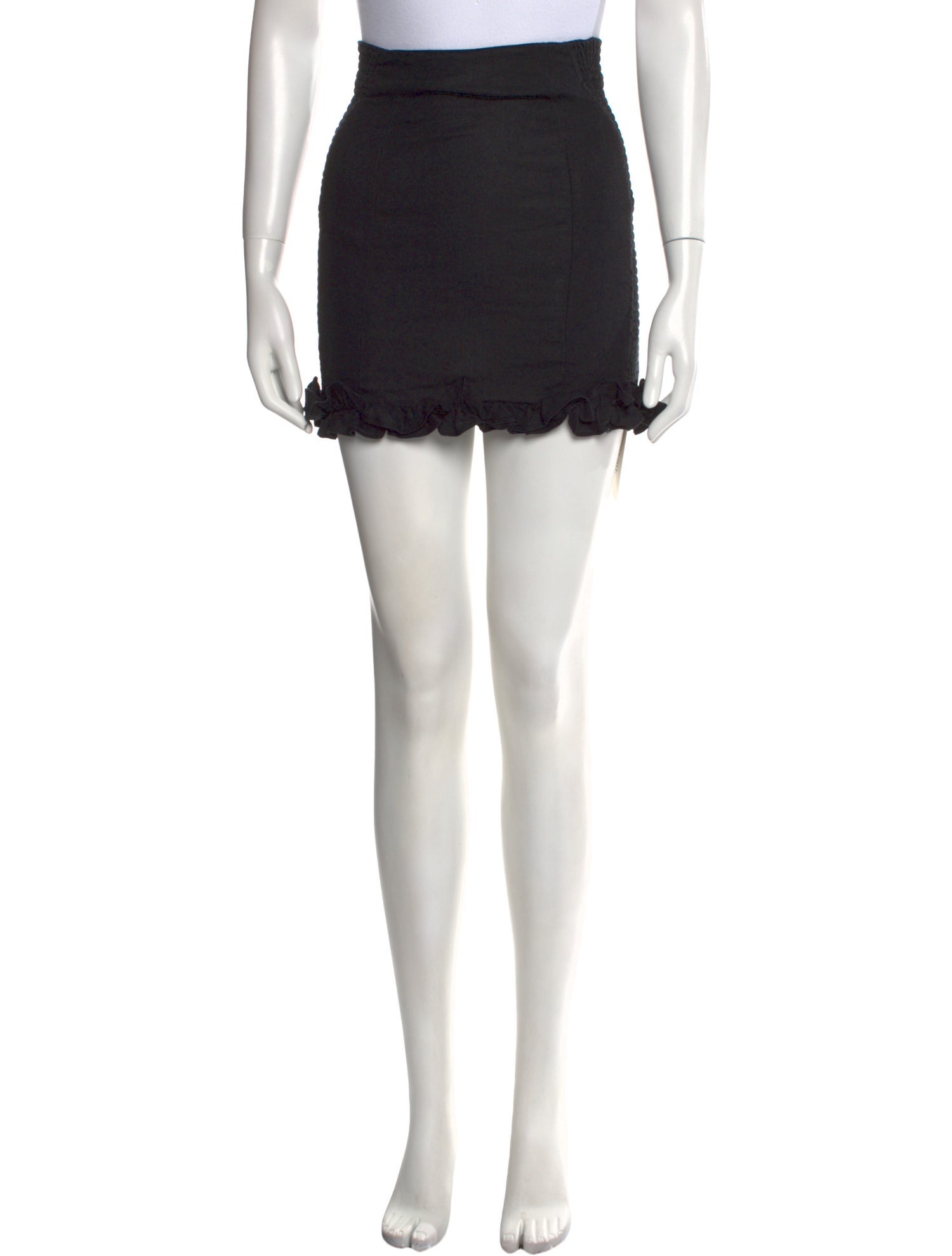 Reformation Linen Mini Skirt