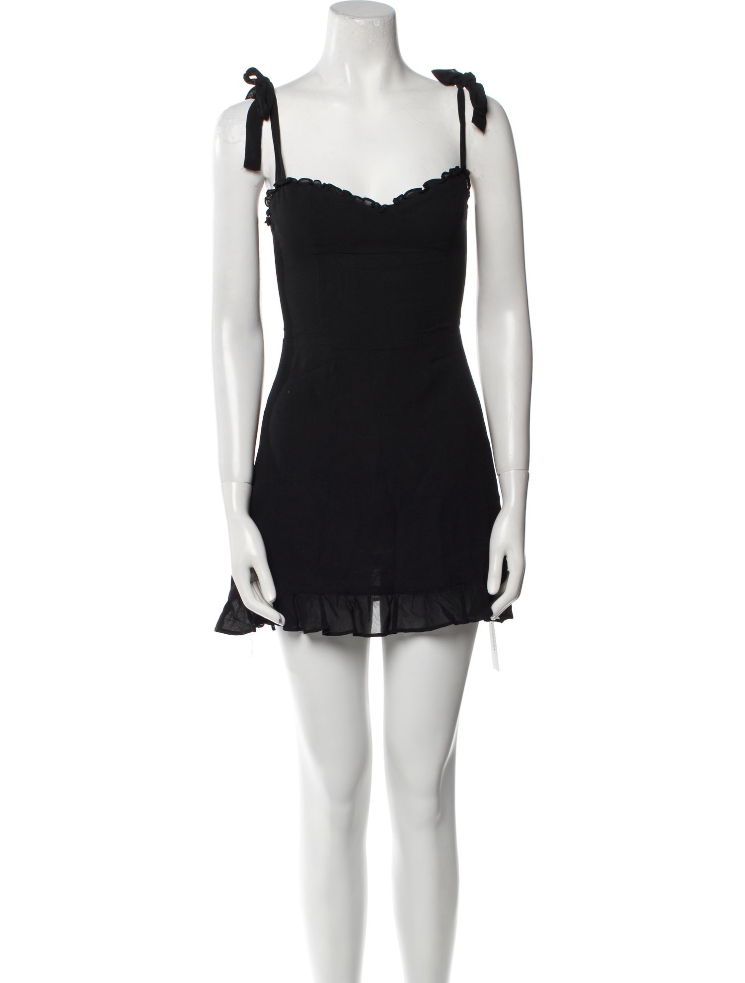 Reformation Square Neckline Mini Dress