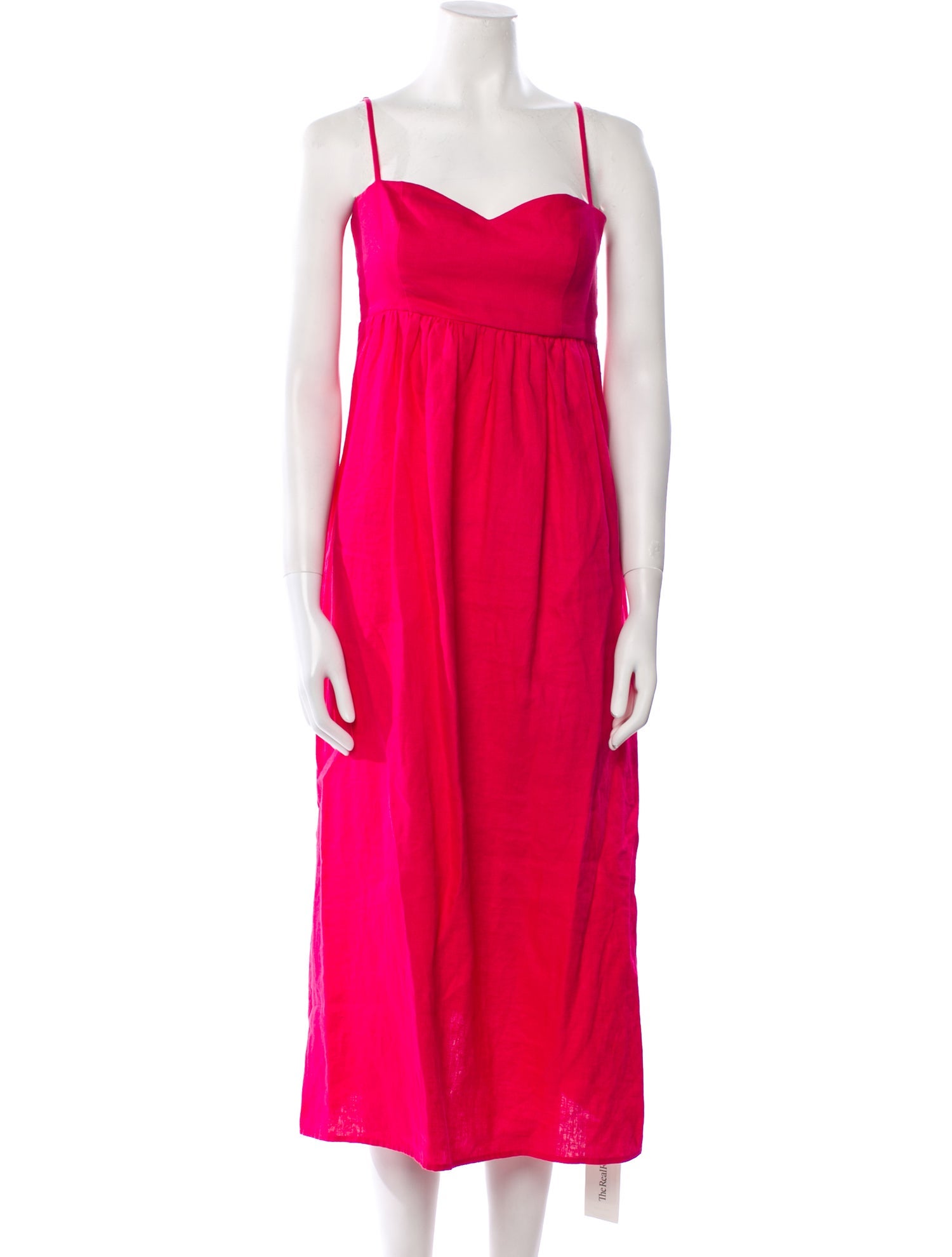 Reformation Linen Midi Length Dress