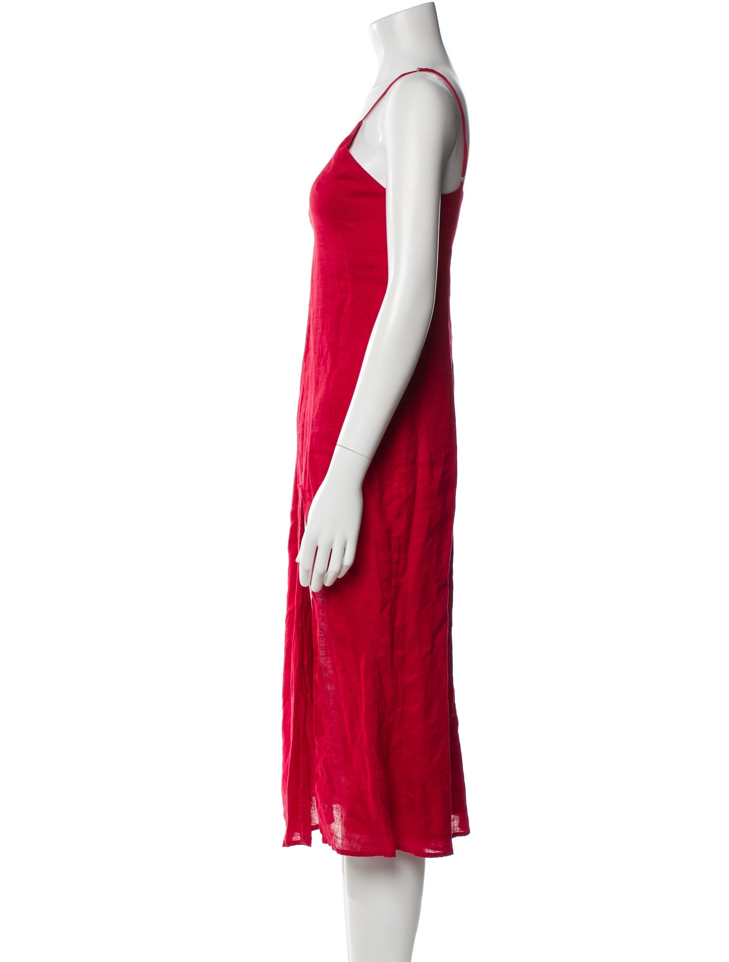 Reformation Linen Midi Length Dress