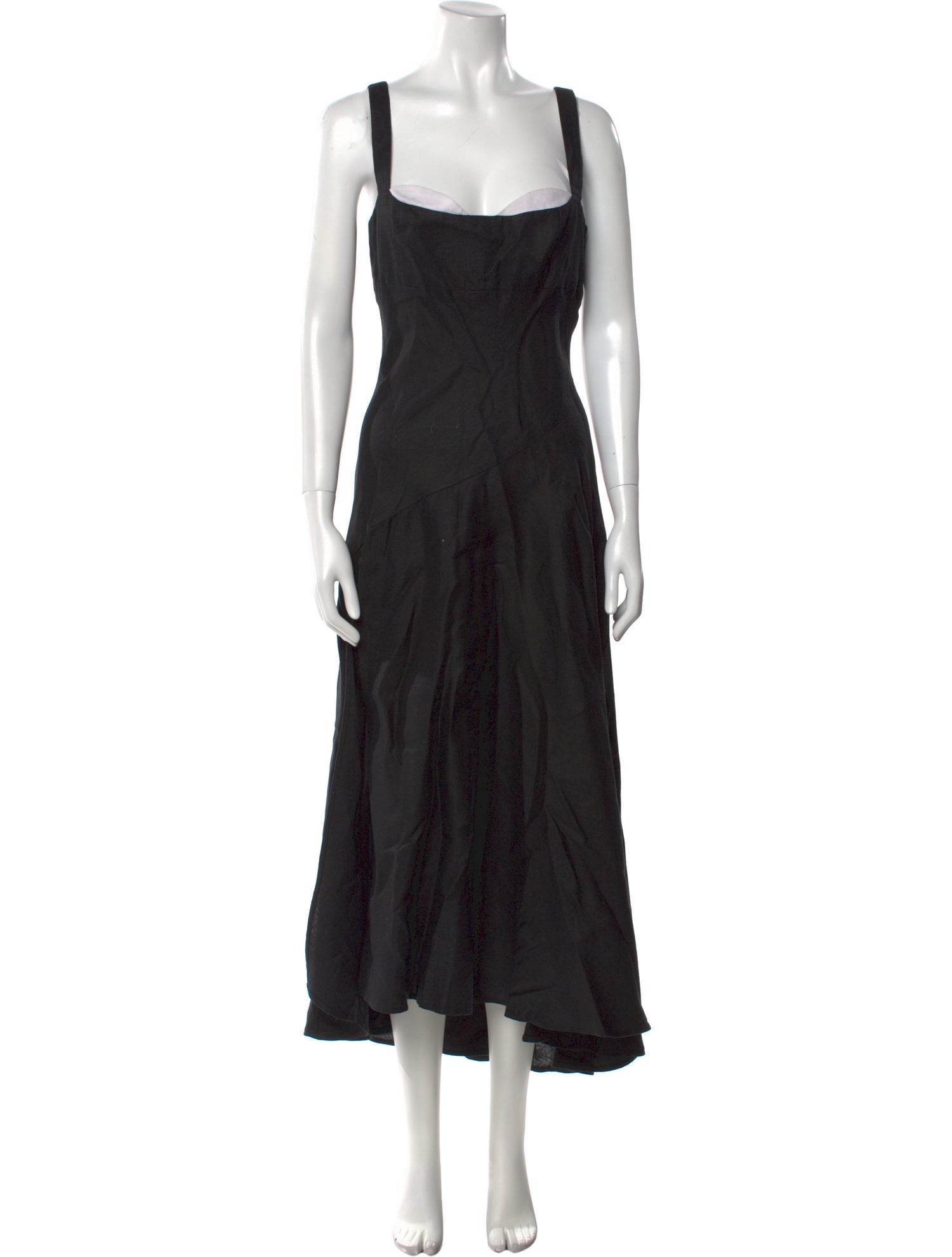 Reformation Square Neckline Long Dress