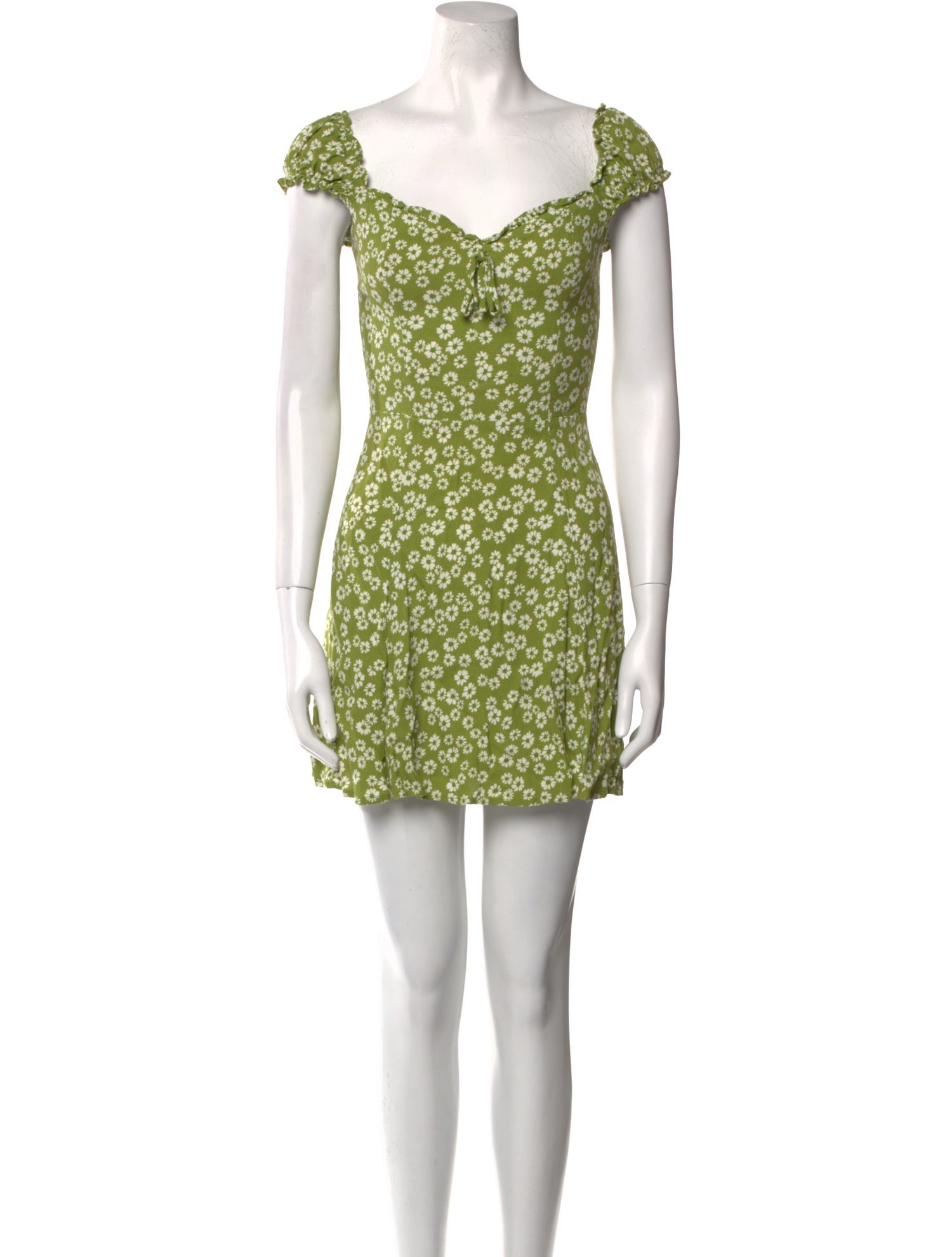 Reformation Floral Print Mini Dress