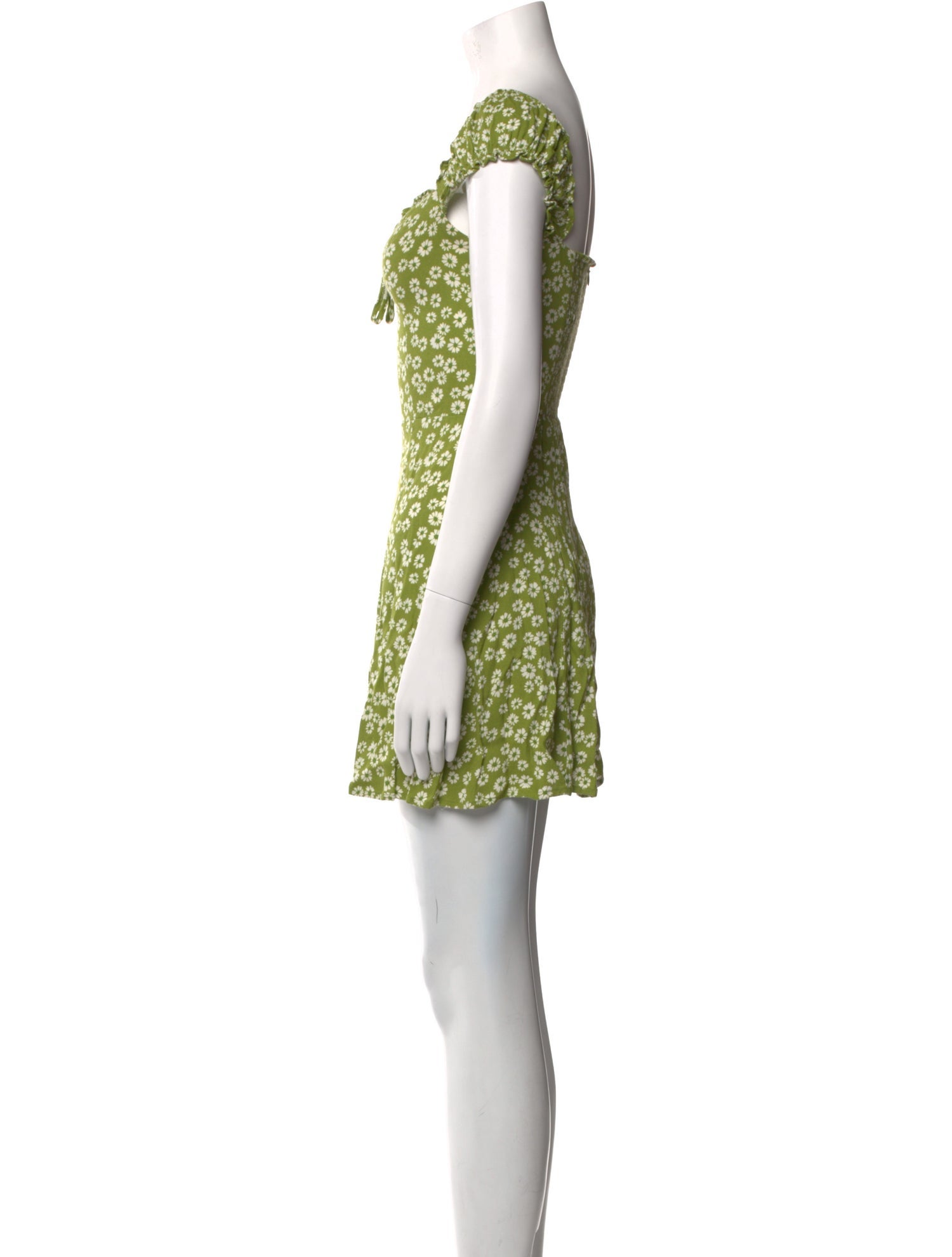 Reformation Floral Print Mini Dress