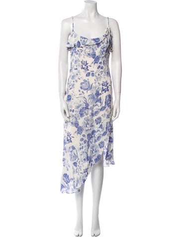 Reformation Dresses Floral Print Long Dress XL