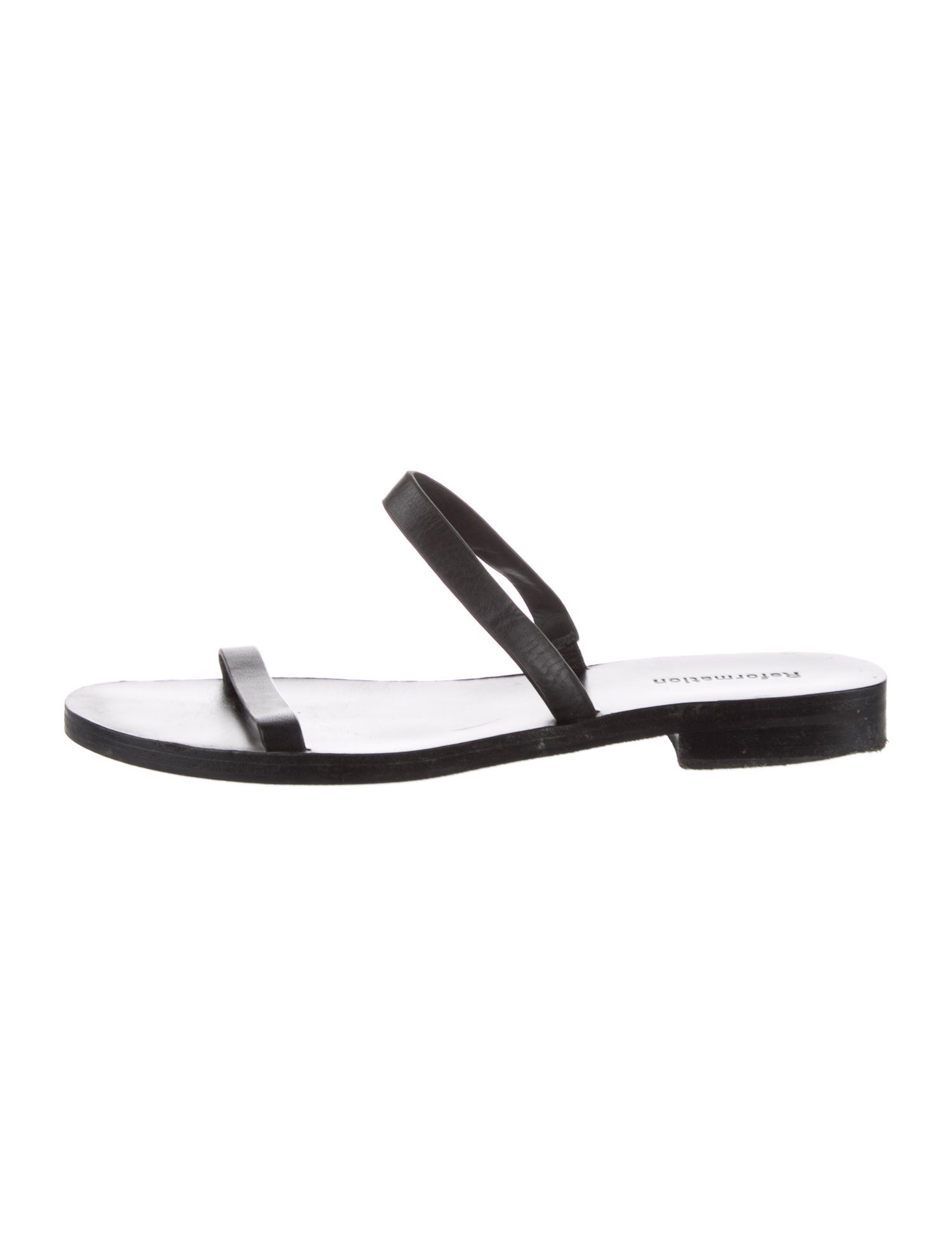 Reformation Leather Slides