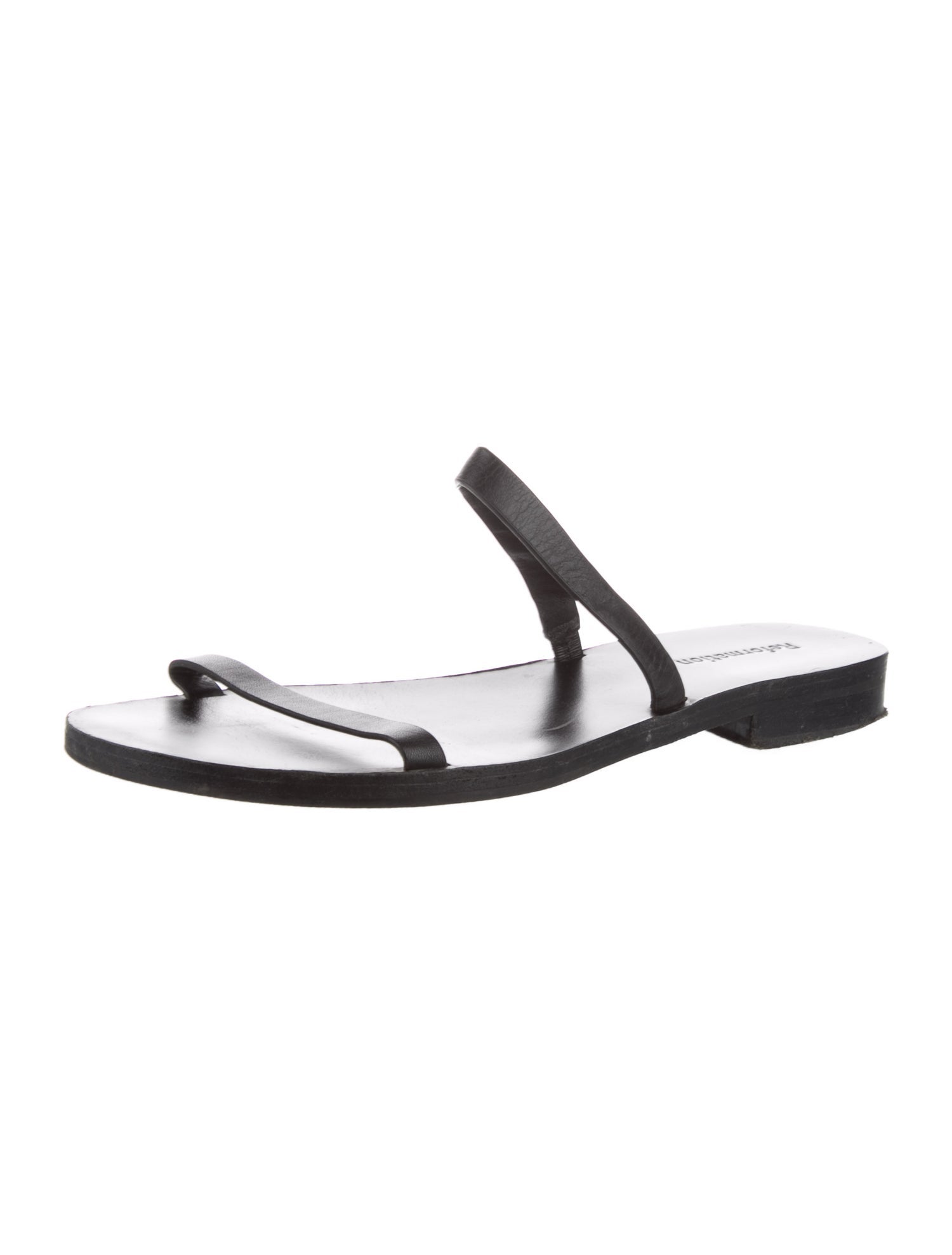 Reformation Leather Slides