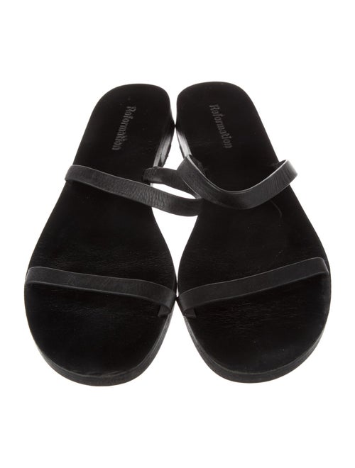 Reformation Leather Slides