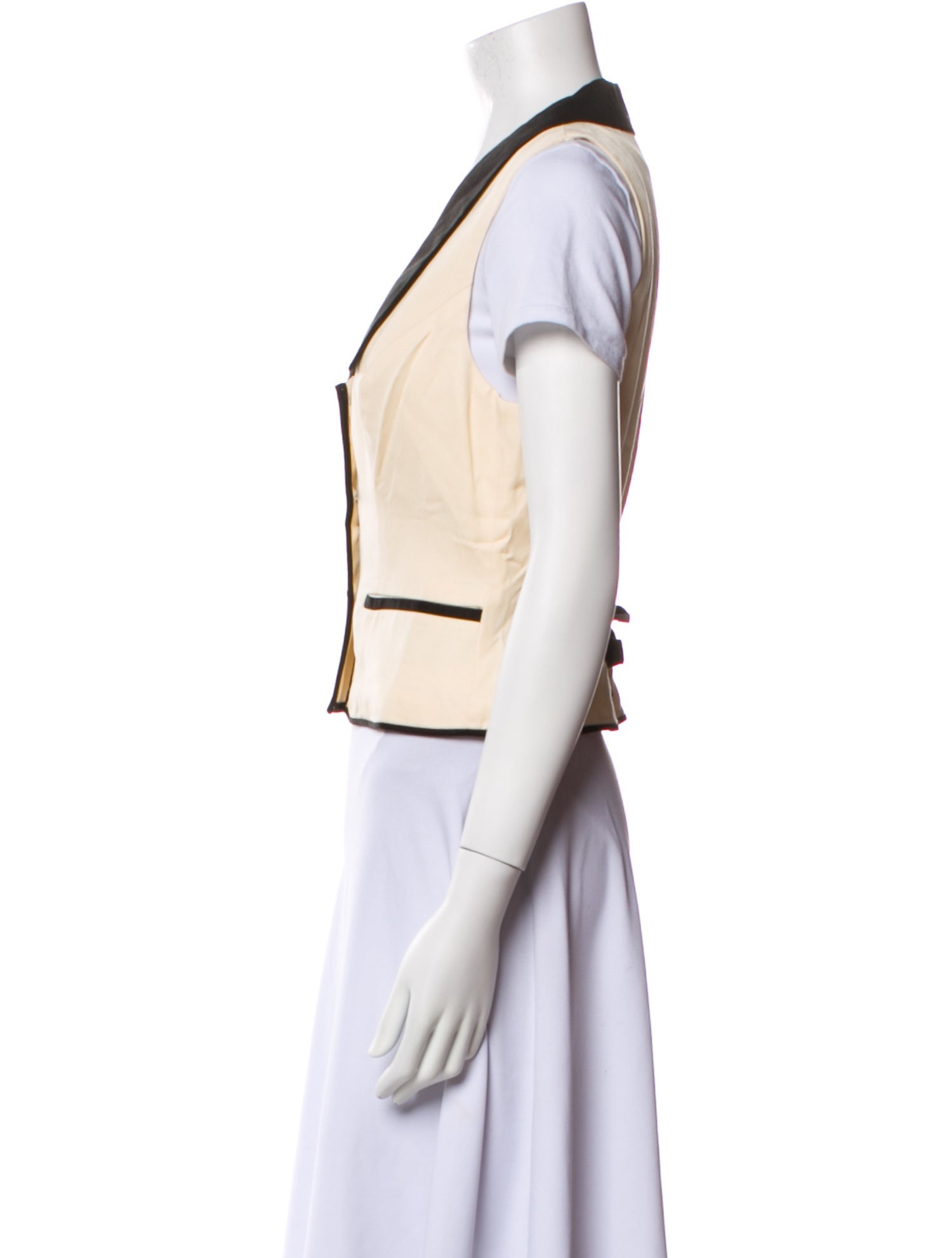 Reformation Colorblock Pattern Vest