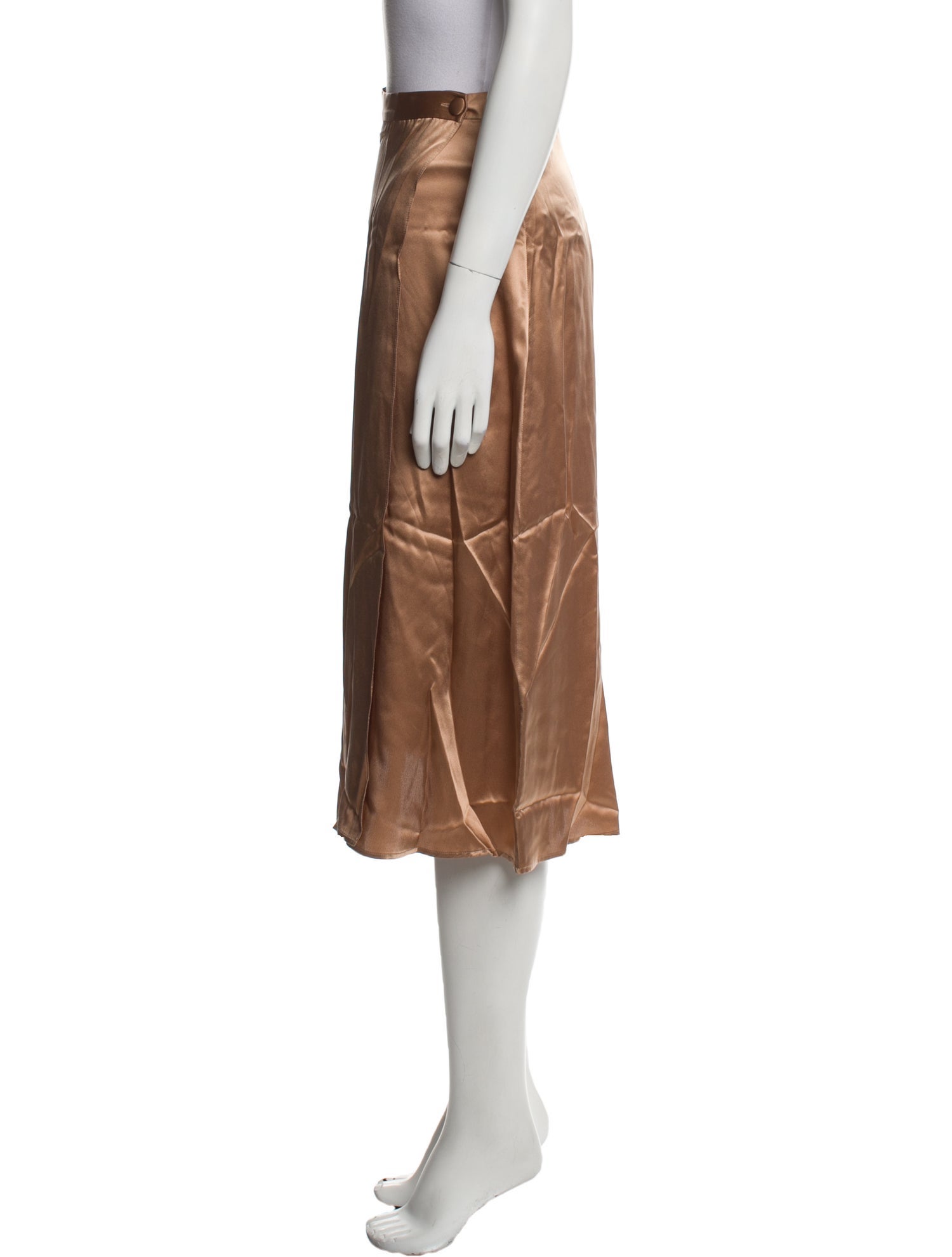 Reformation Silk Knee-Length Skirt