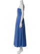 Reformation Strapless Long Dress