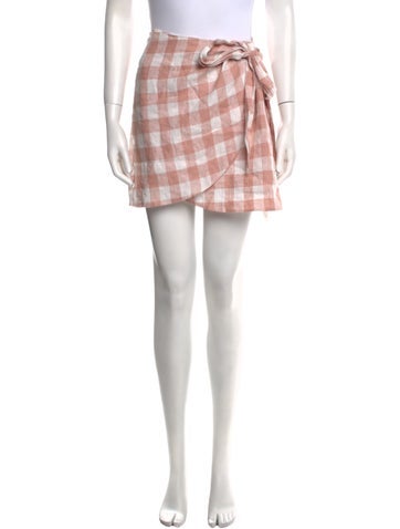 Reformation Skirts Linen Mini Skirt M
