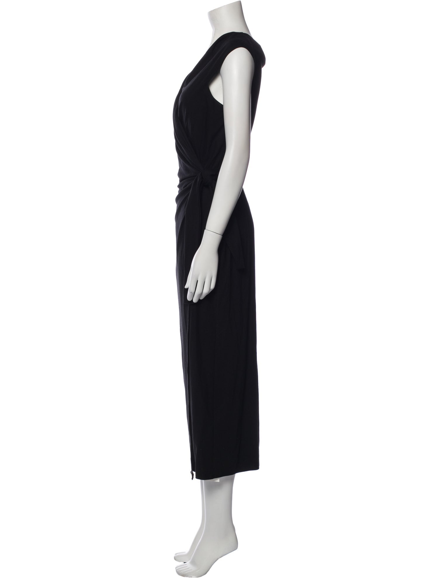 Reformation V-Neck Long Dress