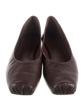 Reformation Leather Ballet Flats