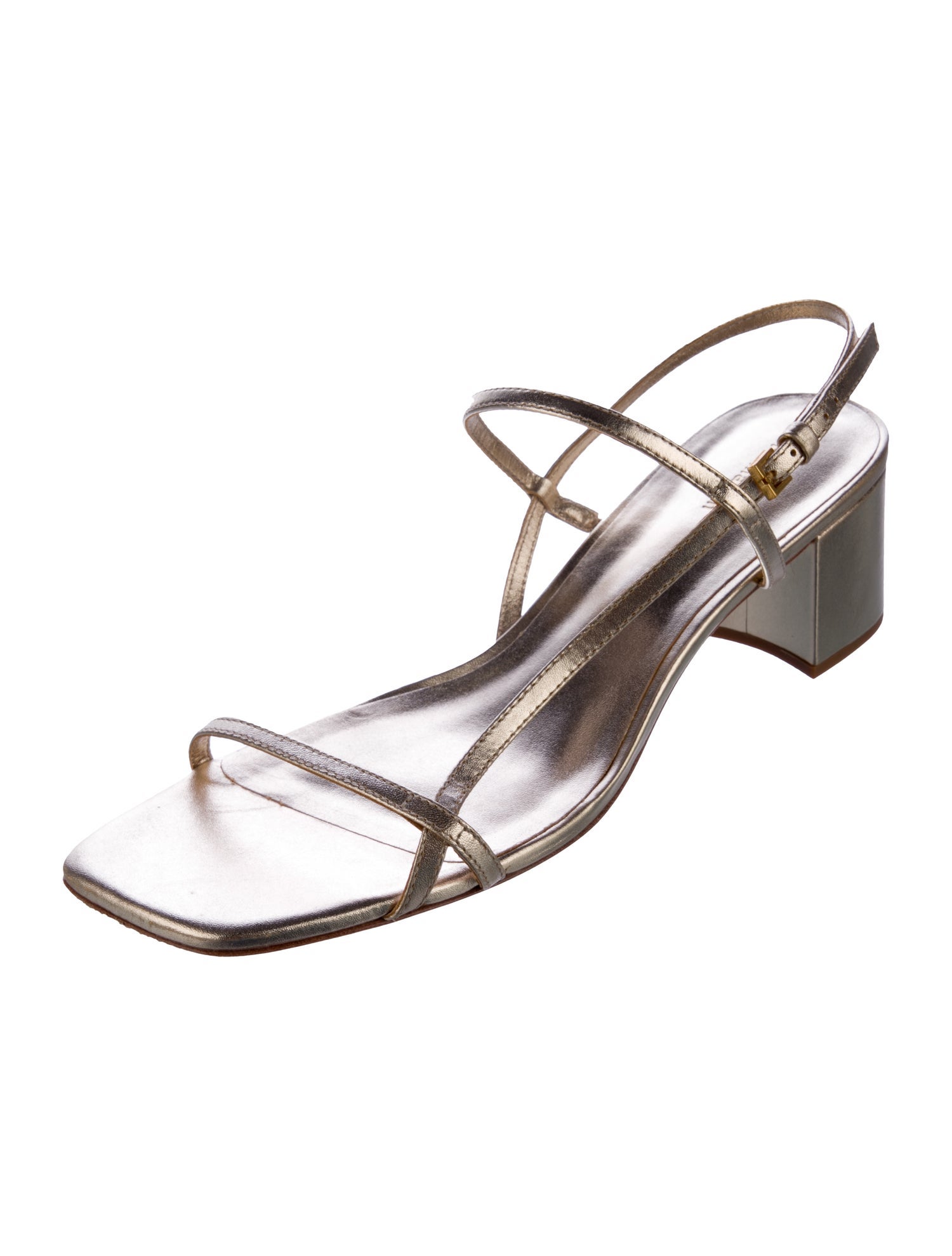 Reformation Leather Slingback Sandals