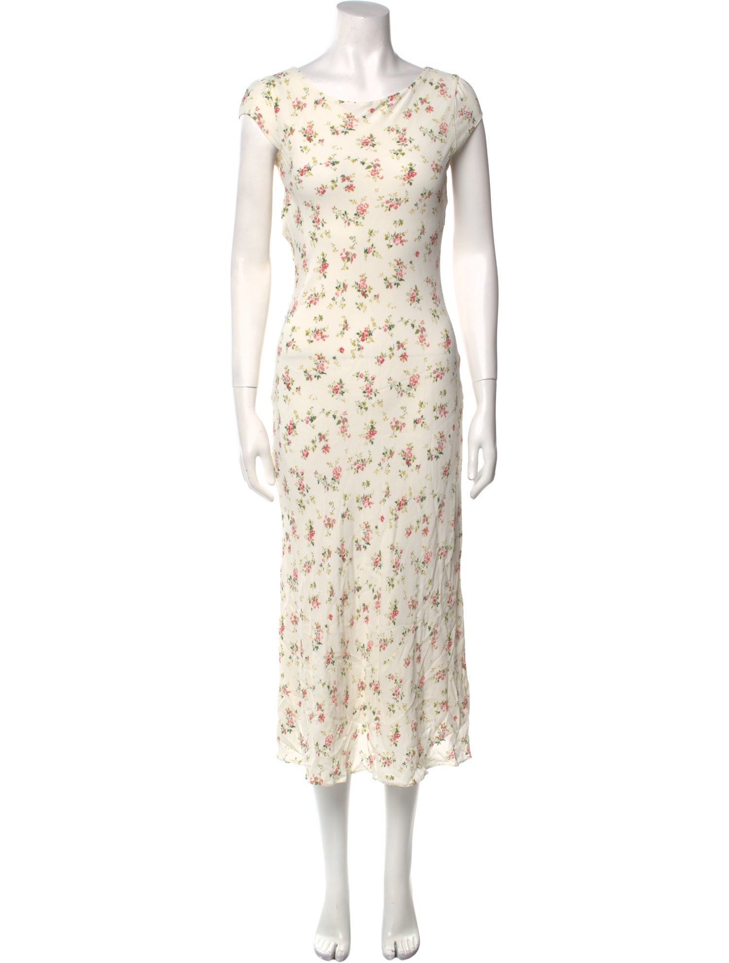 Reformation Floral Print Long Dress