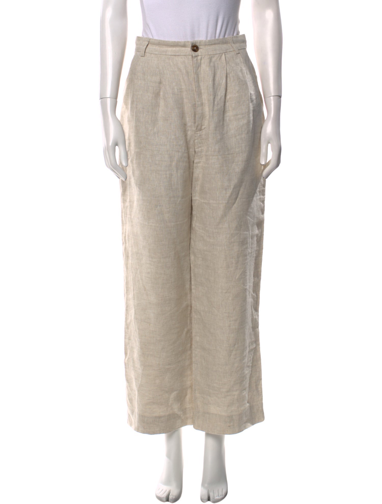 Reformation Linen Straight Leg Pants