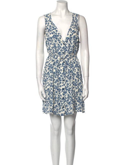 Reformation Floral Print Mini Dress