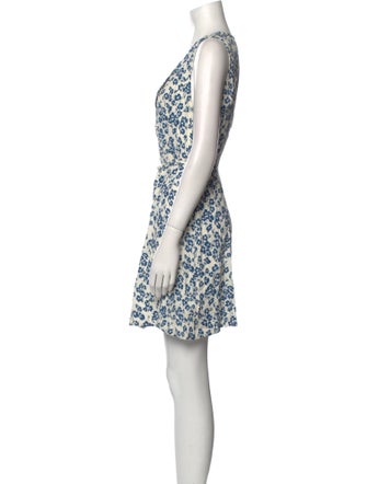 Reformation Floral Print Mini Dress