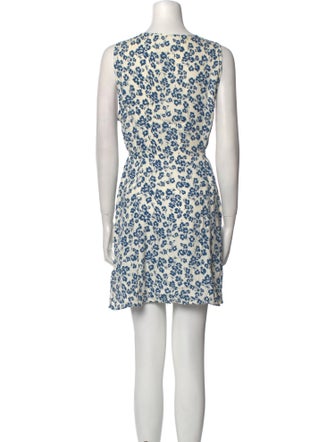 Reformation Floral Print Mini Dress