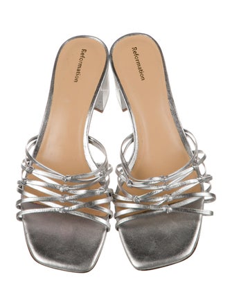 Reformation Leather Slides