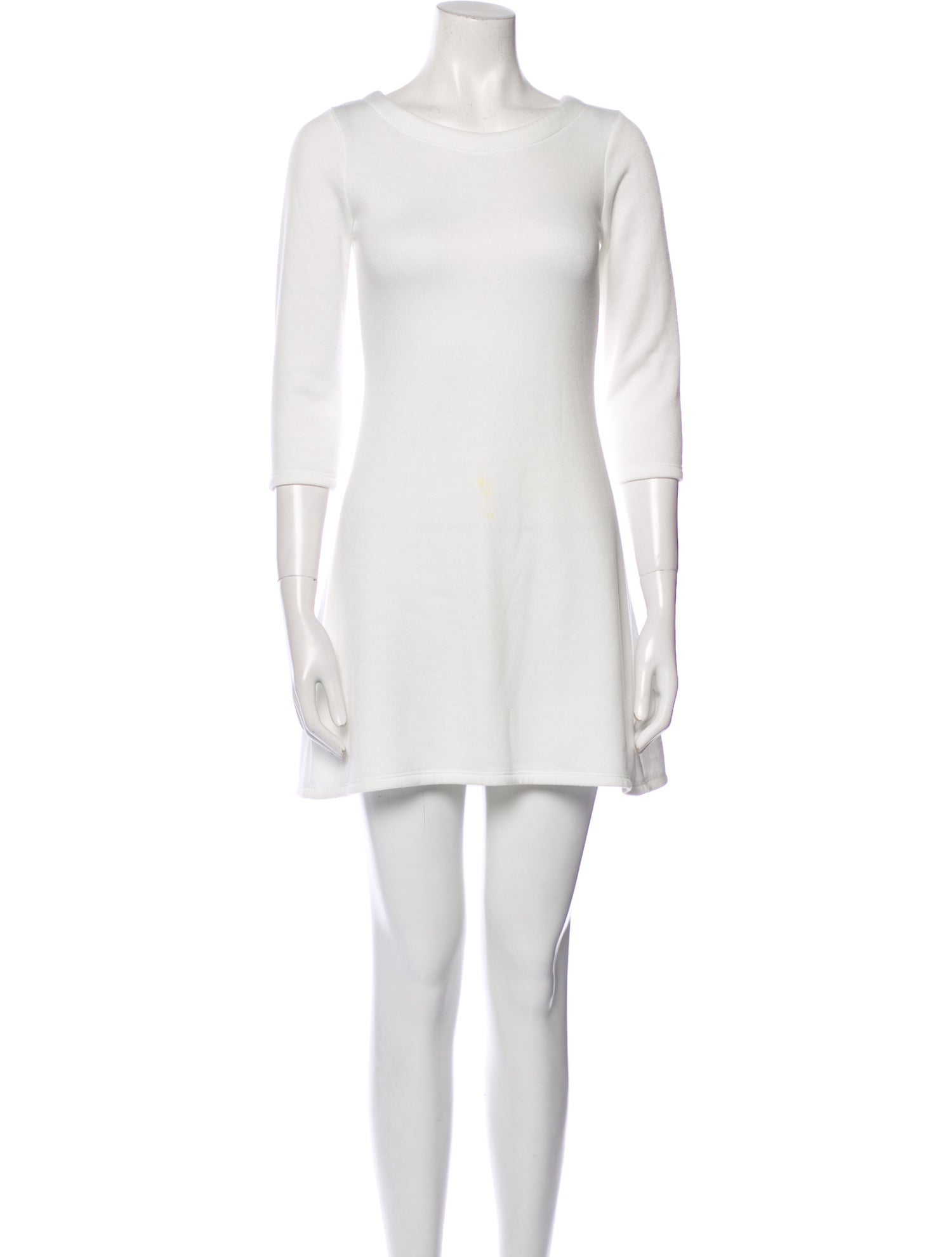 Reformation Bateau Neckline Mini Dress