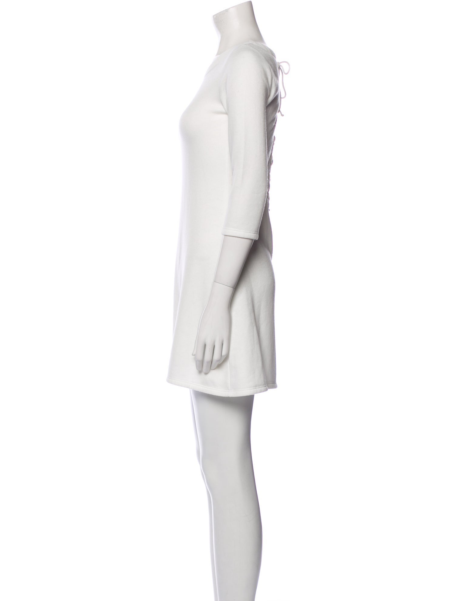 Reformation Bateau Neckline Mini Dress