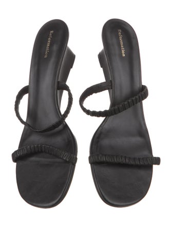 Reformation Leather Slides