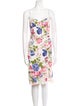 Reformation Floral Print Knee-Length Dress