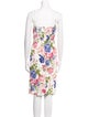 Reformation Floral Print Knee-Length Dress