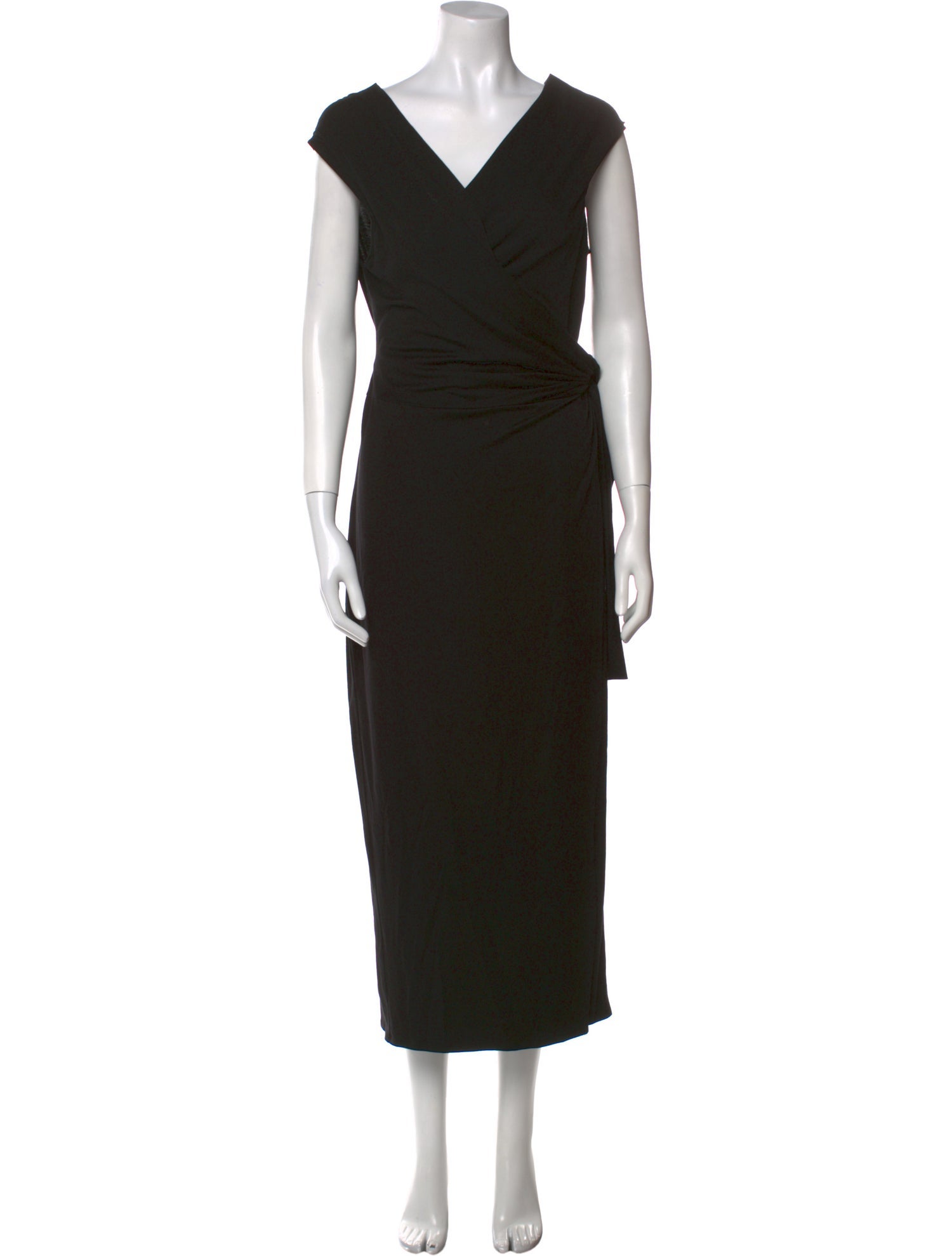 Reformation V-Neck Midi Length Dress