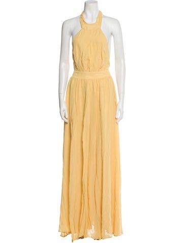 Reformation Dresses Halterneck Long Dress XS