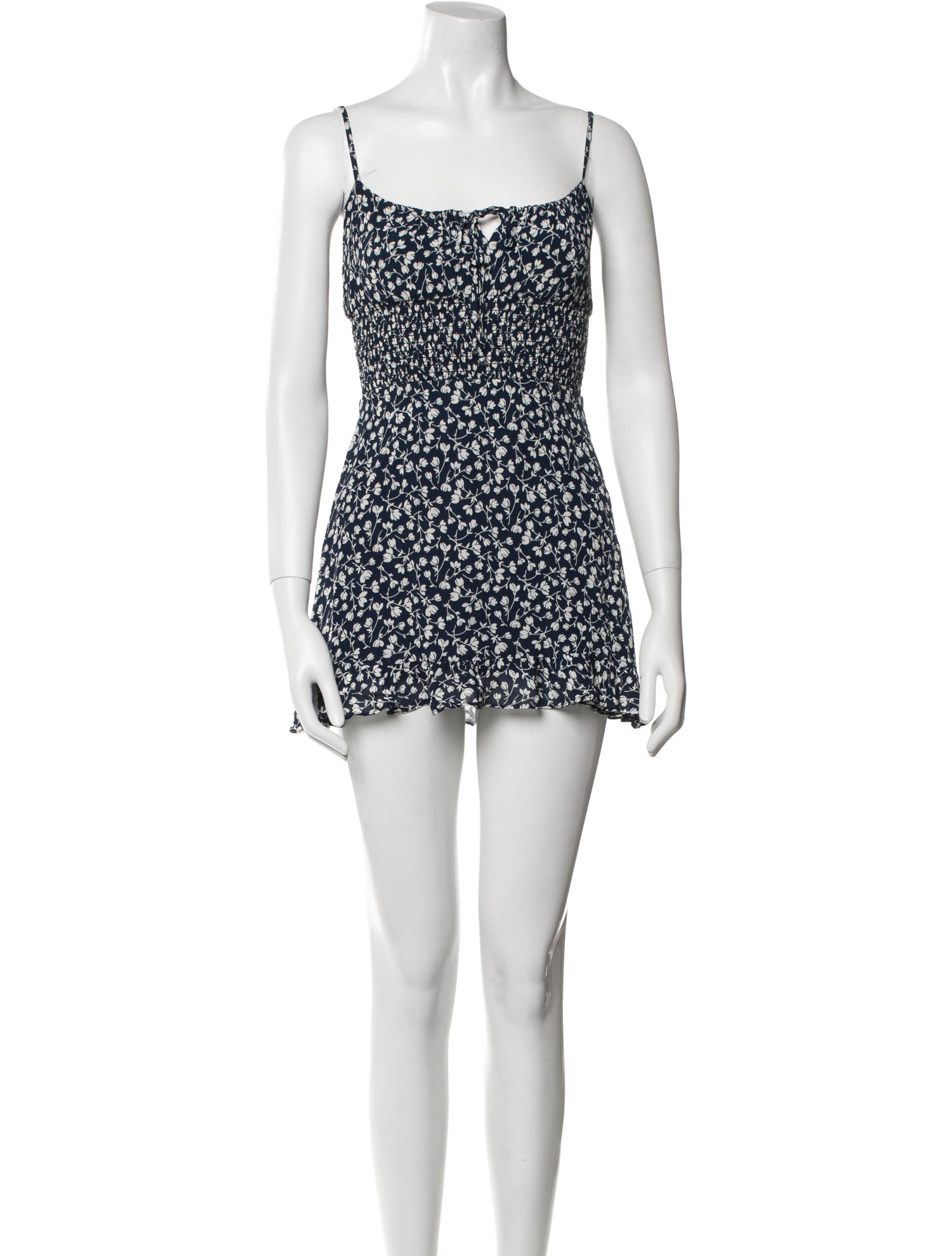 Reformation Floral Print Mini Dress