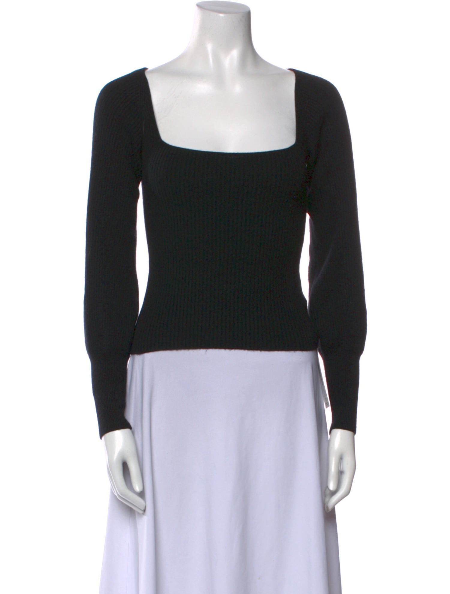 Reformation Cashmere Square Neckline Crop Top