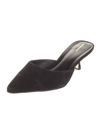 Reformation Suede Mules