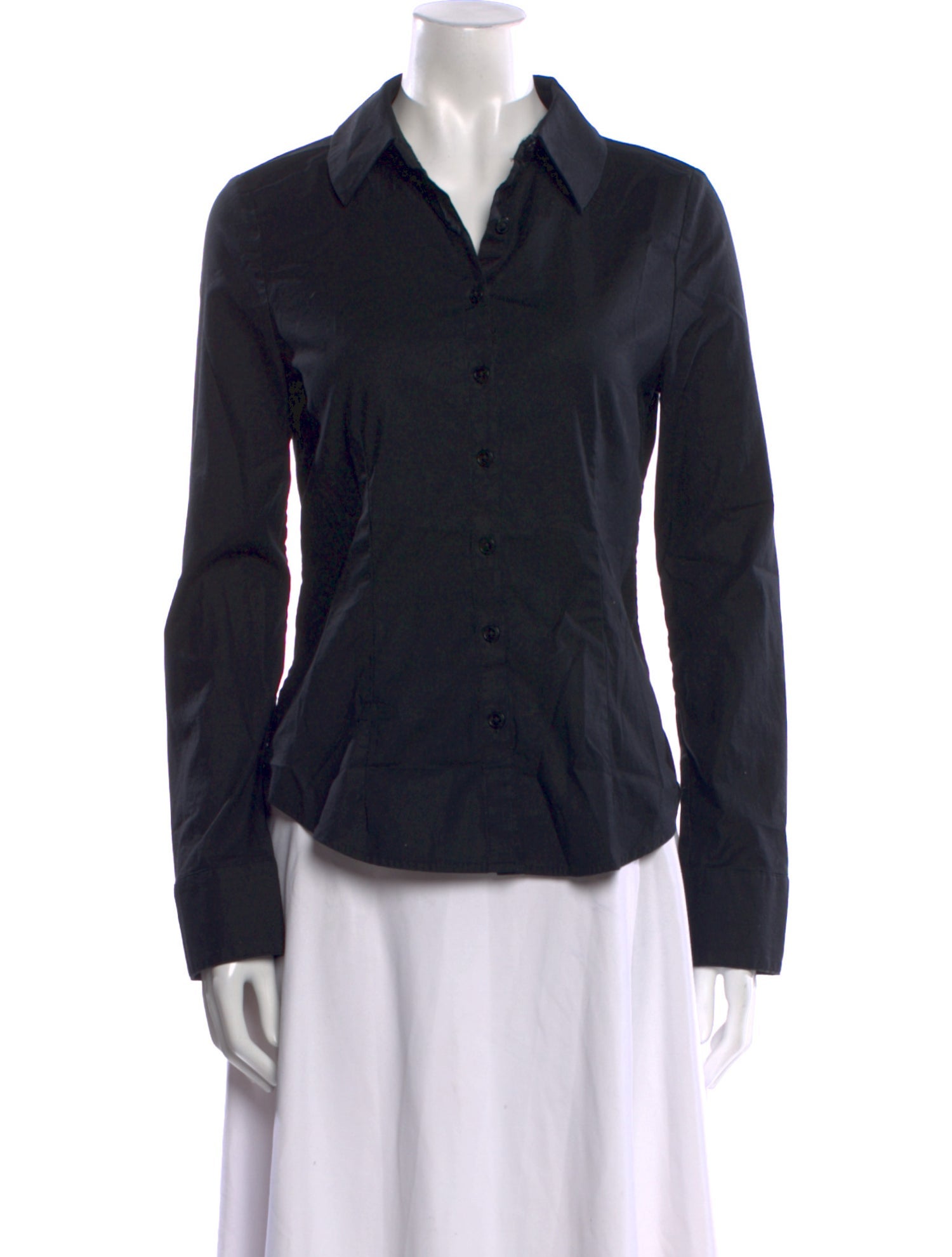 Reformation x Camille Rowe Long Sleeve Button-Up Top