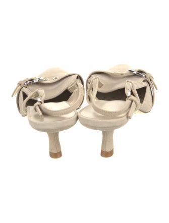 Reformation Suede Slingback Pumps