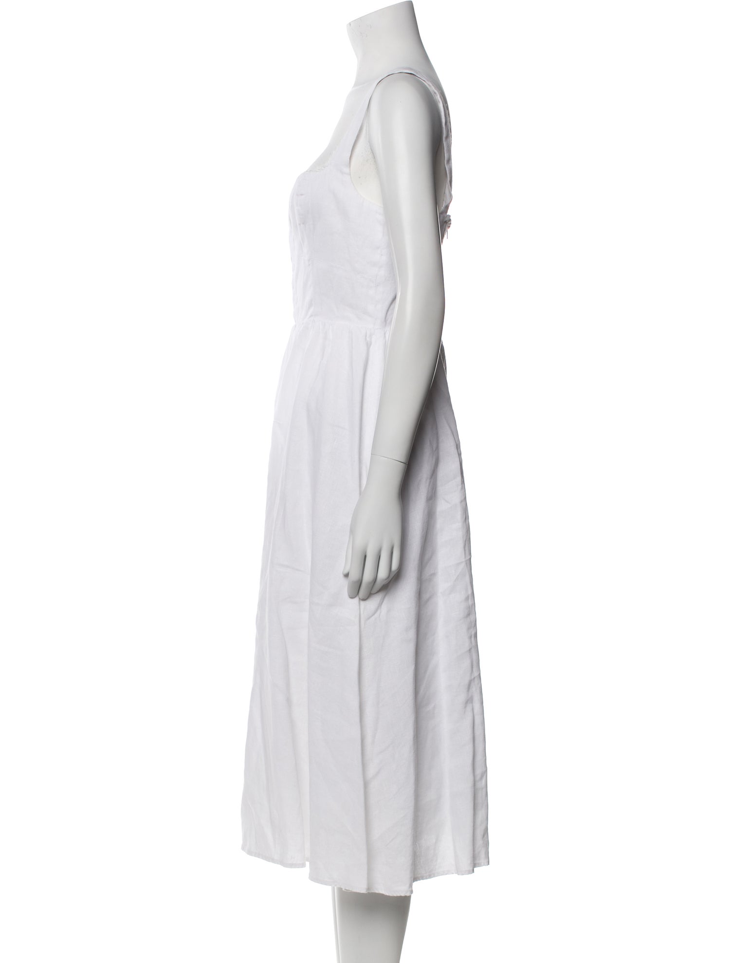 Reformation Linen Midi Length Dress