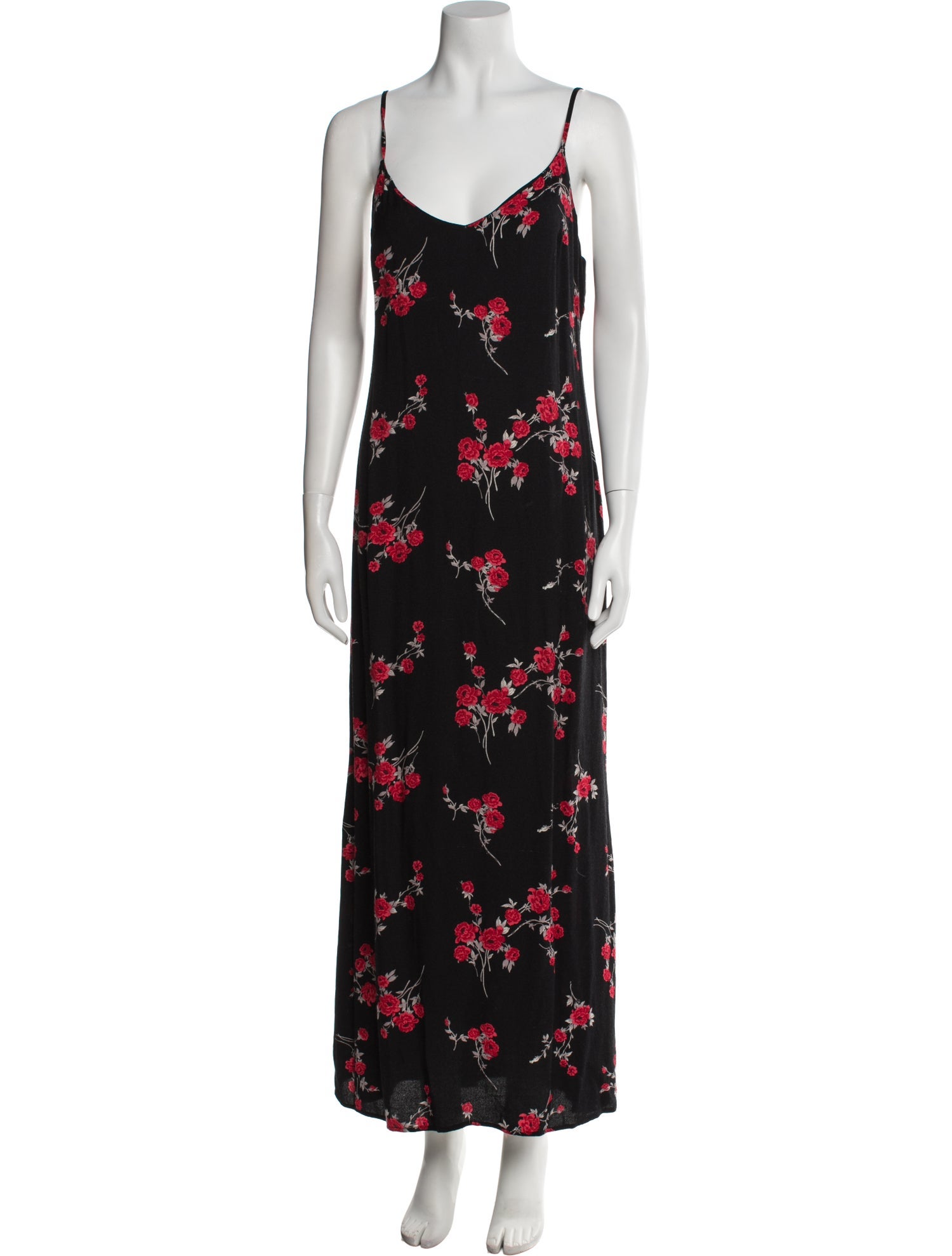 Reformation Floral Print Long Dress