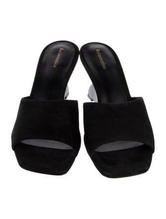 Reformation Suede Slides