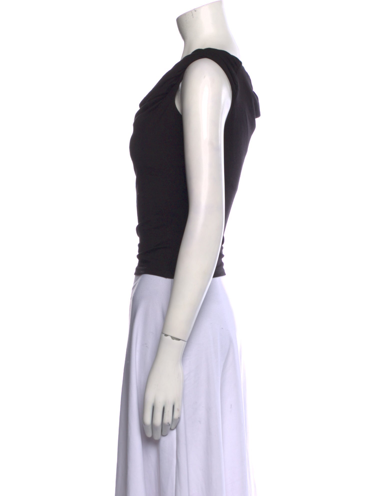 Reformation Cowl Neck Sleeveless Crop Top