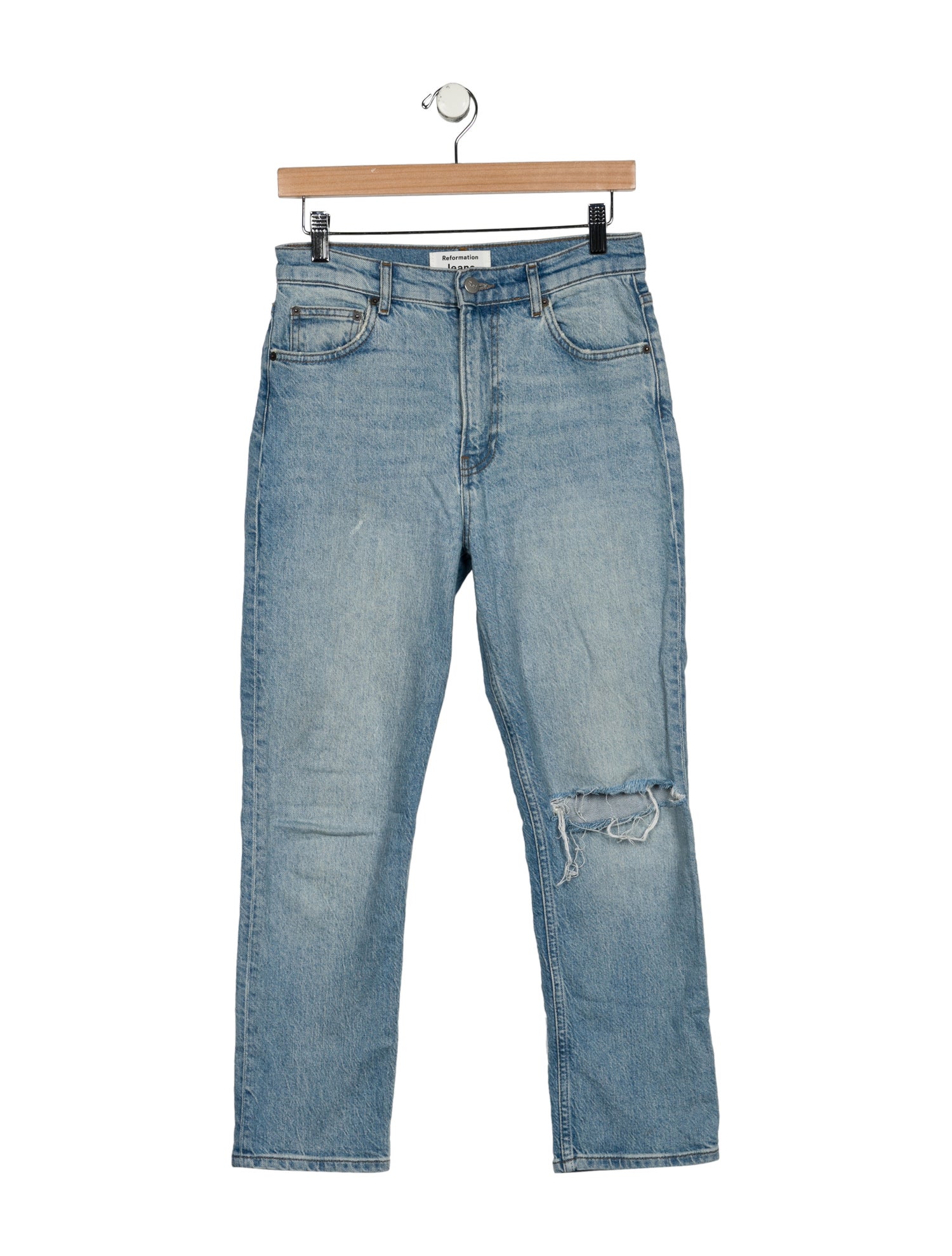 Reformation High-Rise Straight Leg Jeans