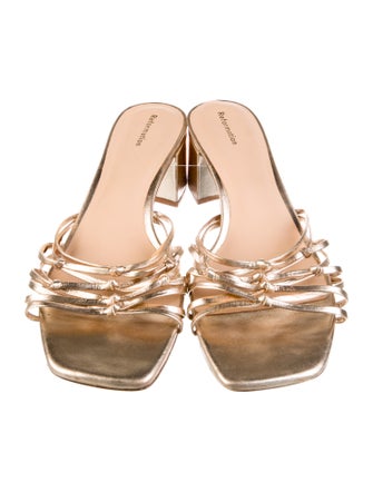 Reformation Leather Slides