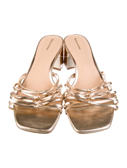 Reformation Leather Slides