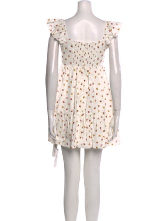 Reformation Floral Print Mini Dress