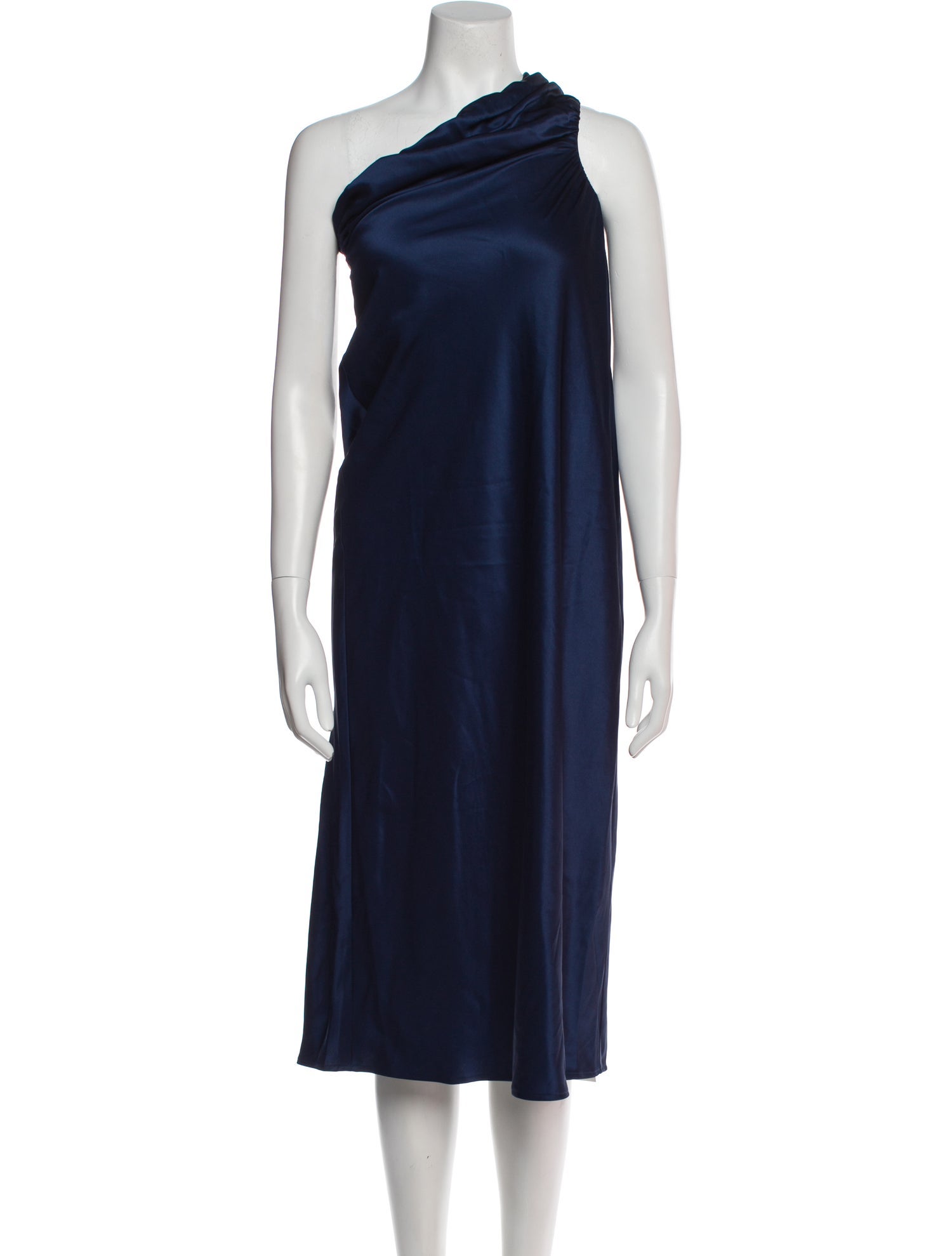 Reformation One-Shoulder Midi Length Dress